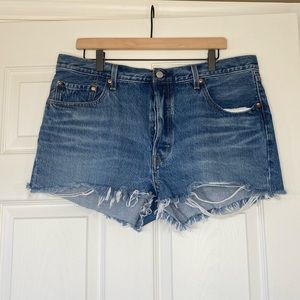Levi's 501 High-rise Blue Short W 34